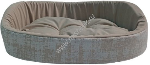 HOMEPET Indigo steel №1 43 см х 38 см х 15 см диванчик нежно-голубой с золотом для домашних животных