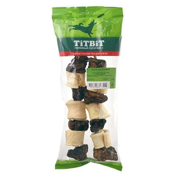 Лакомство TiTBiT Шашлычок говяжий для собак 126 г