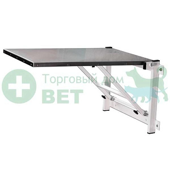 ТД ВЕТ Стол ветеринарный откидной (складной) Vetbot-11 с креплением на стену, 700х500, (каркас белый)