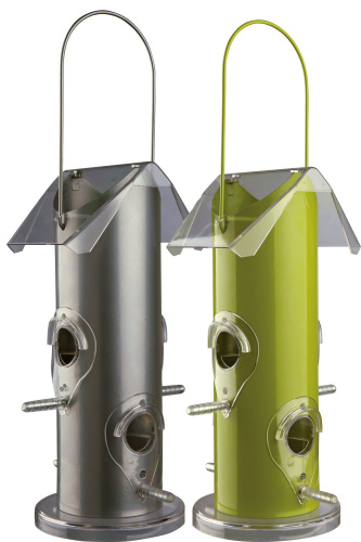 Кормушка для птиц, 800 мл/25 см, серебро